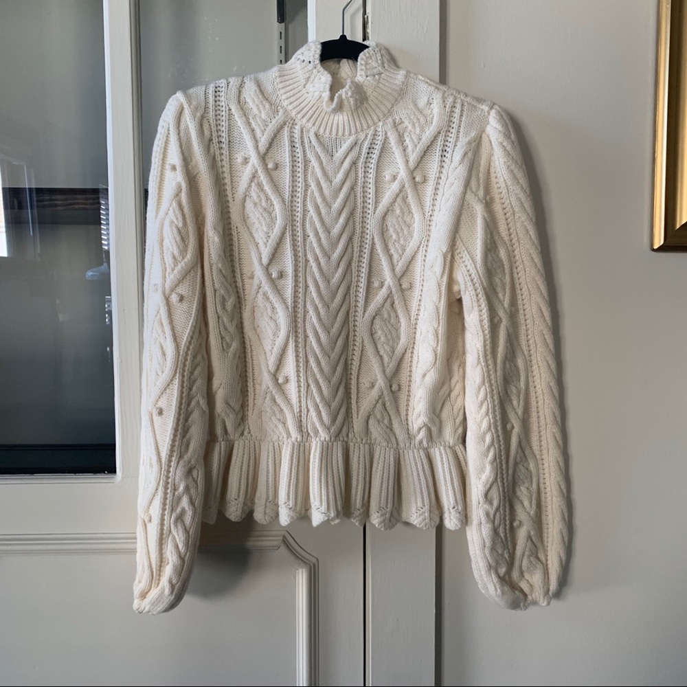 ZARA MOCK NECK SWEATER